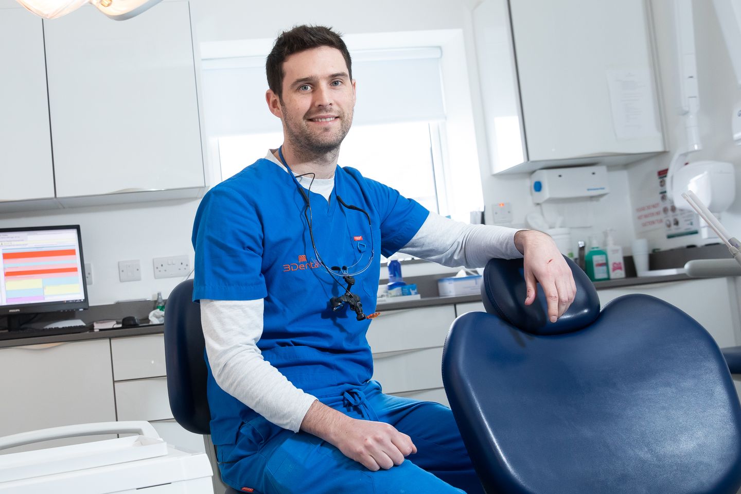 3Dental Limerick - Dr. Fearghal O'Connell in surgery